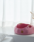 Cat Basket Bed Pink