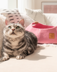 Cat Basket Bed Pink