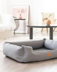 Orthopaedic Dog Luxury Bed - Misty Grey - Water Repellent