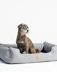 Orthopaedic Dog Luxury Bed - Misty Grey - Water Repellent