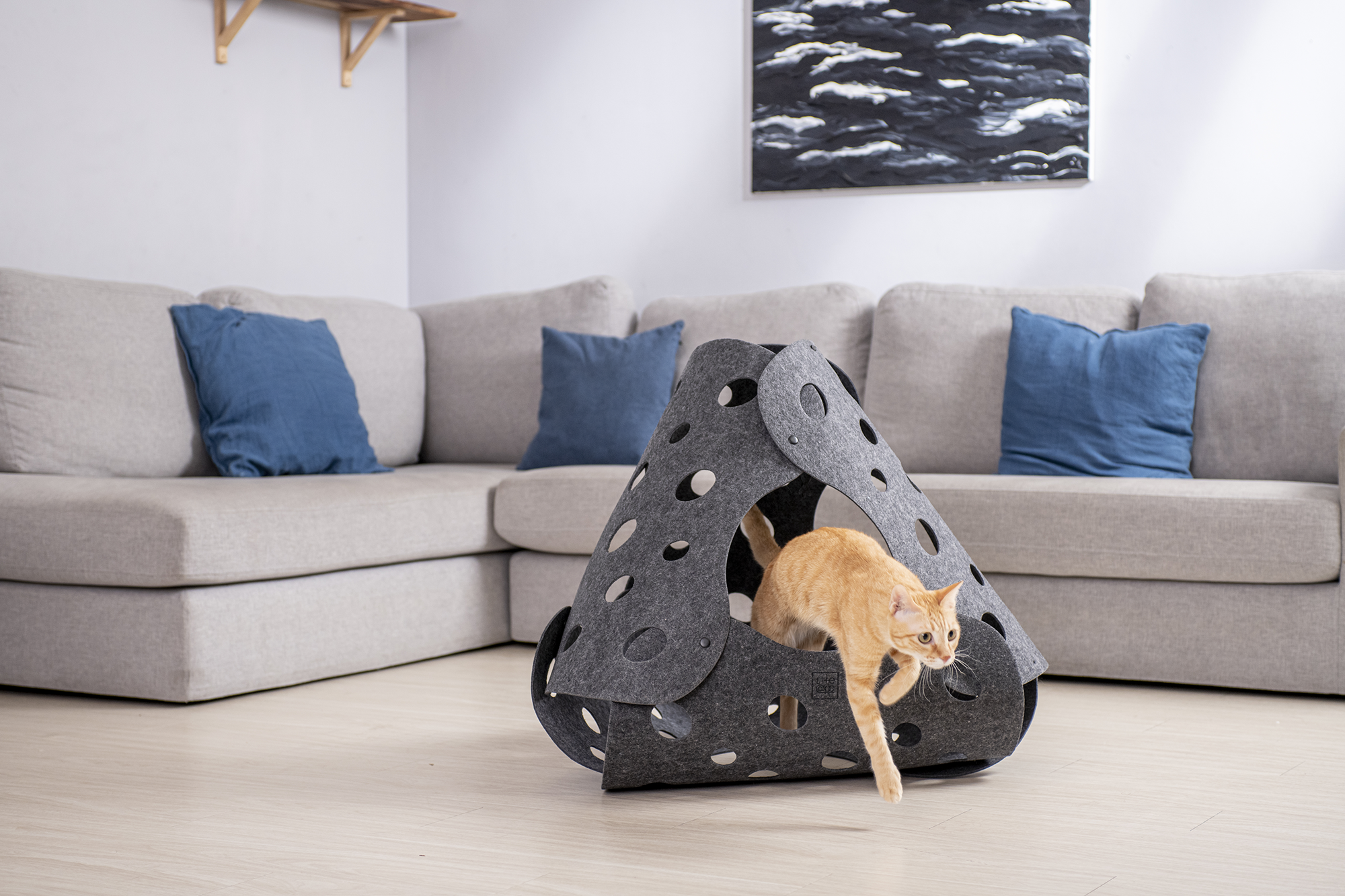 Cat Tunnel Grey